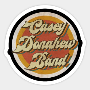 circle vintage Casey Donahew Band Sticker